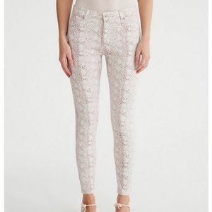 AG Prima Ankle Cigarette Jean - Snake Print